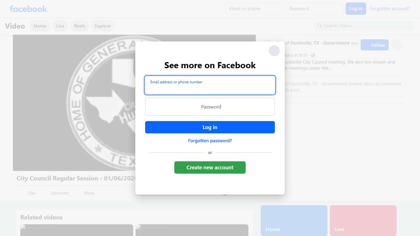Enjoy this Huntsville City Council meeting. We also live stream and archive these meetings under the City Council tab at huntsvilletx.gov. | City of Huntsville, TX - Government | Facebook